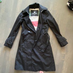 Hudson's Bay classic stripes trench coat